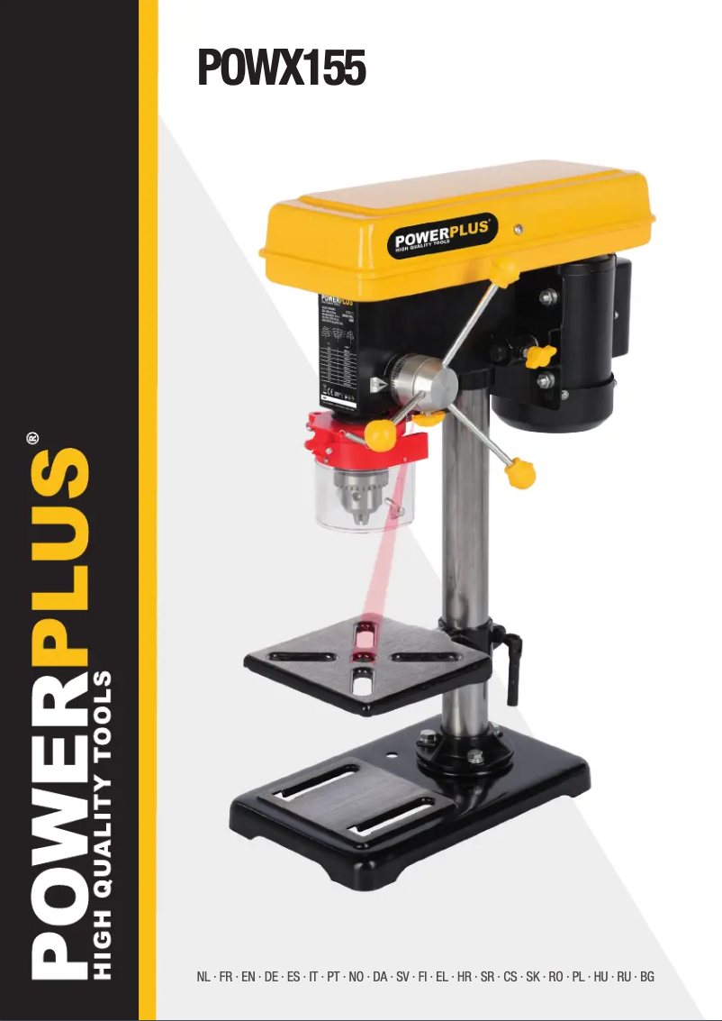 Page n°1 - Manuel utilisateur PowerPlus POWX155