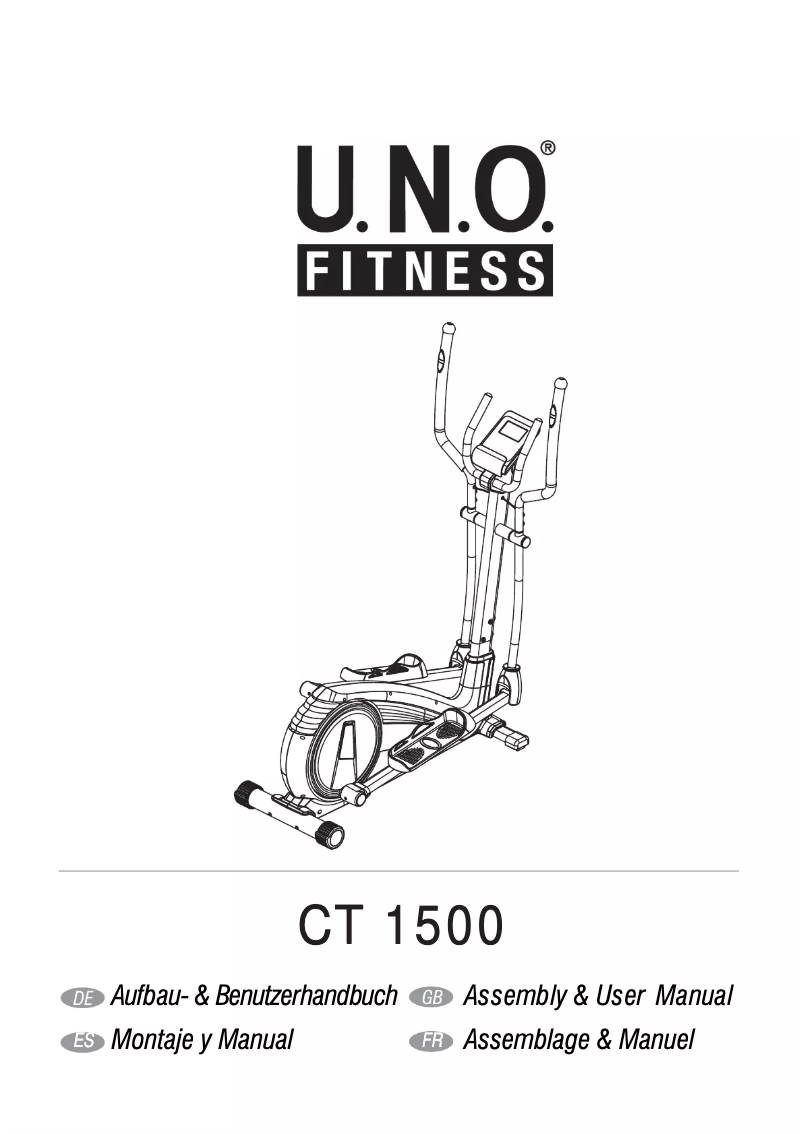 Page 1 de la notice Manuel utilisateur Motive Fitness CT 1500