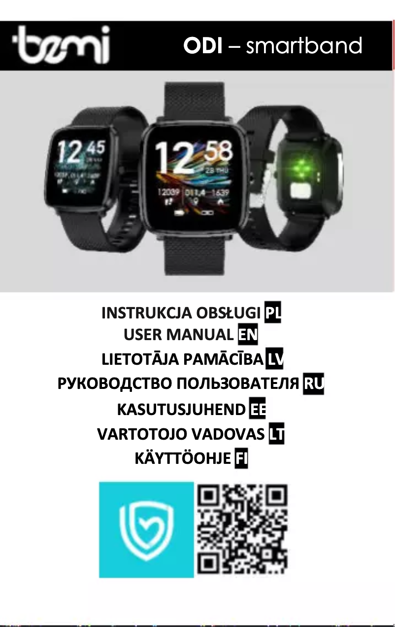 Page 1 de la notice Manuel utilisateur BEMI ODI