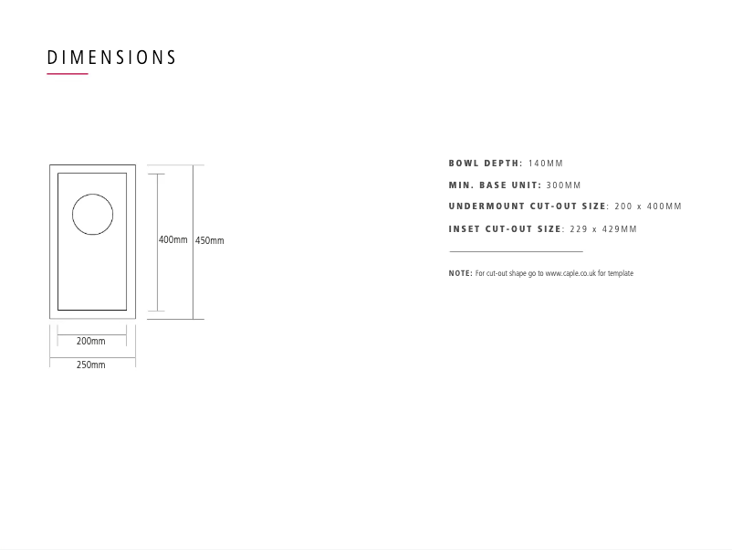 Page 1 de la notice Manuel utilisateur Caple Zero 20