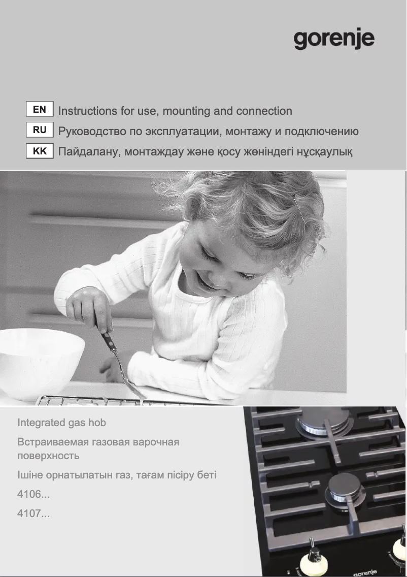 Image de la première page du manuel de l'appareil GC341INB