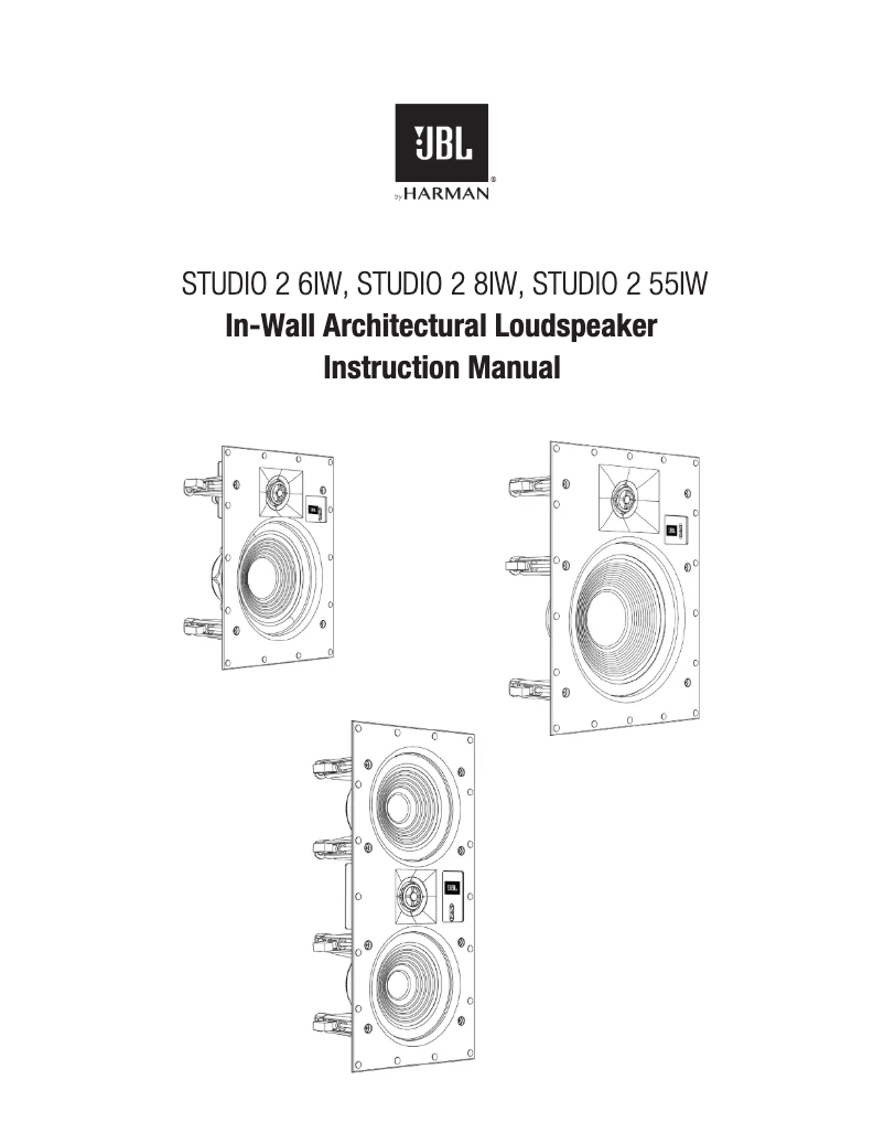 Image de la première page du manuel de l'appareil Studio 2 6IW