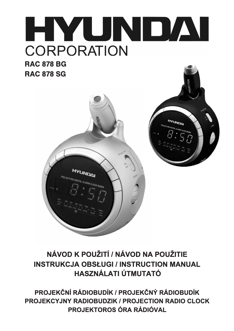 Image de la première page du manuel de l'appareil RAC 878 BG