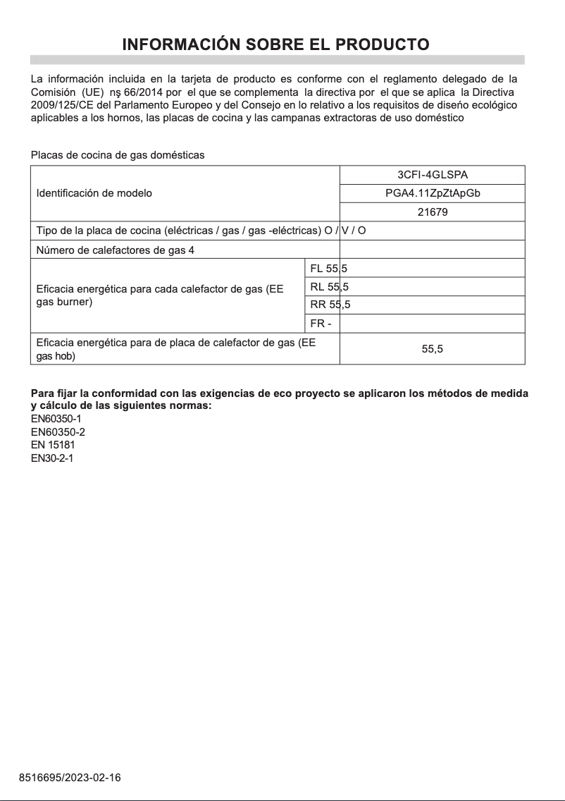 Image de la première page du manuel de l'appareil 3CFI-4GLSPA