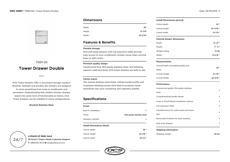 Image de la première page du manuel de l'appareil TDD120