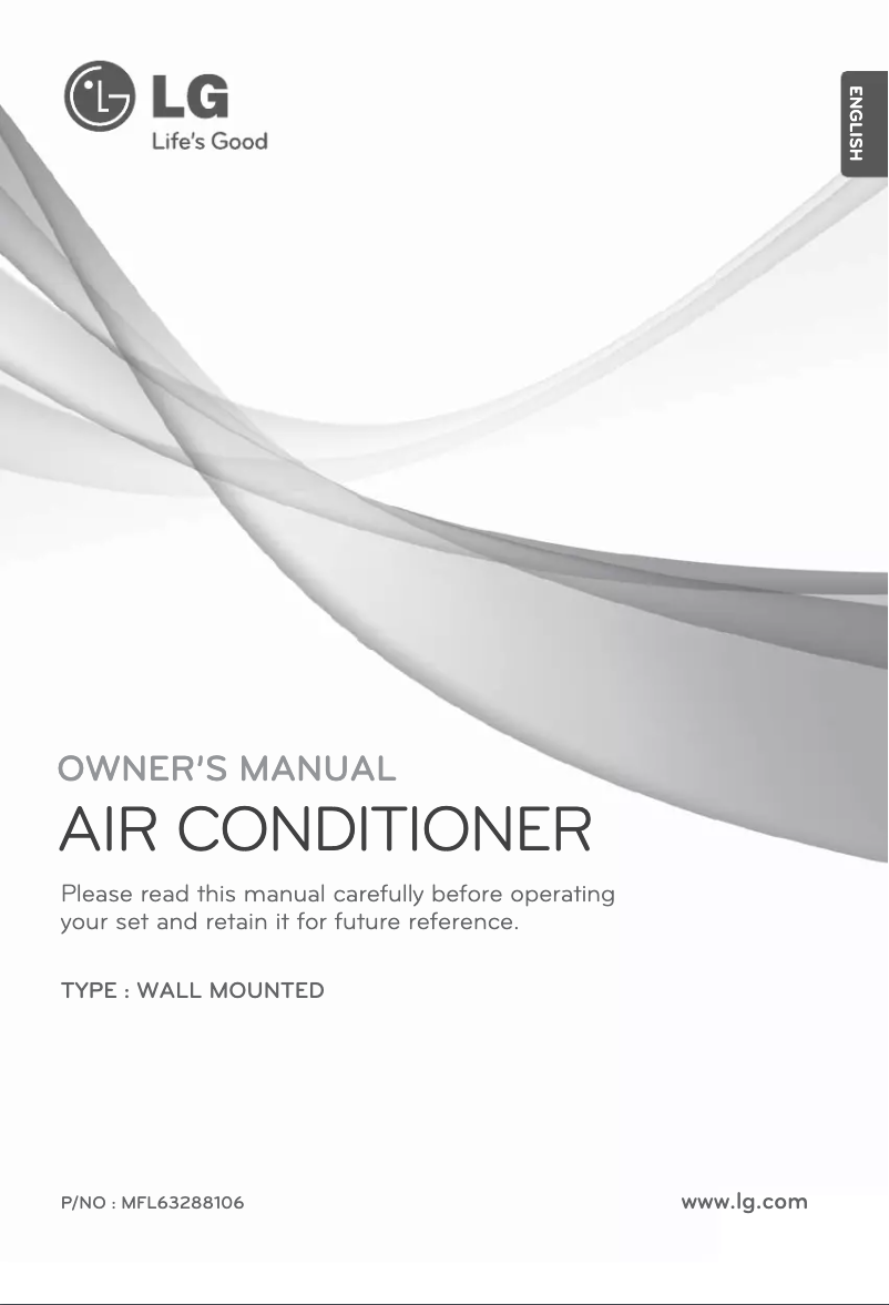 Page 1 de la notice Manuel utilisateur LG HSU18IV