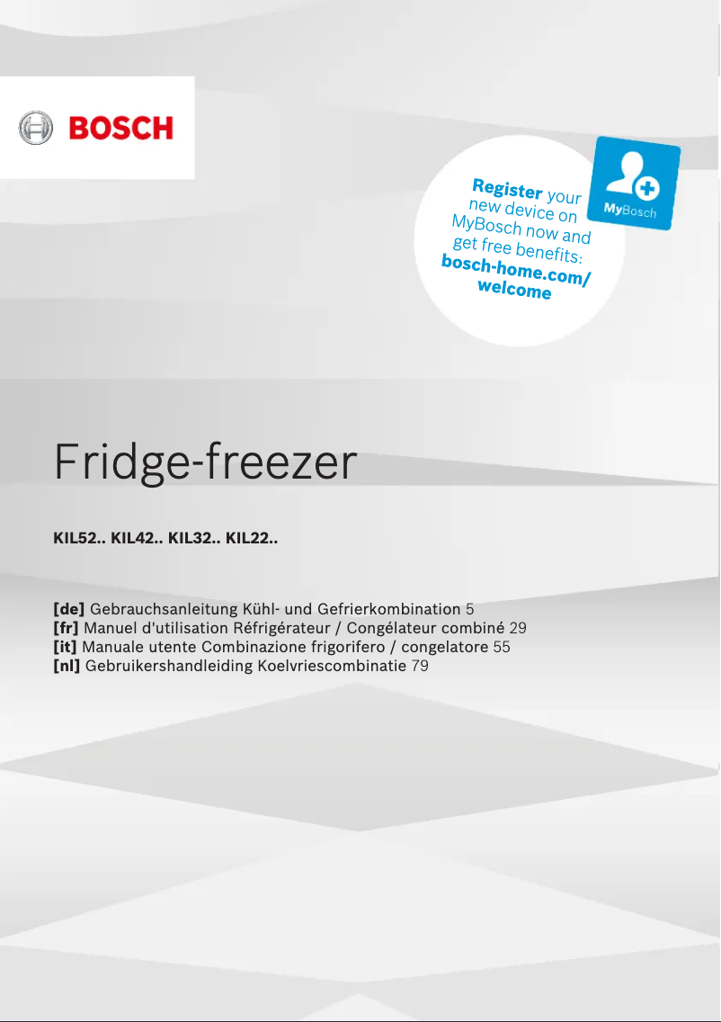 Image de la première page du manuel de l'appareil KIL42AFF0