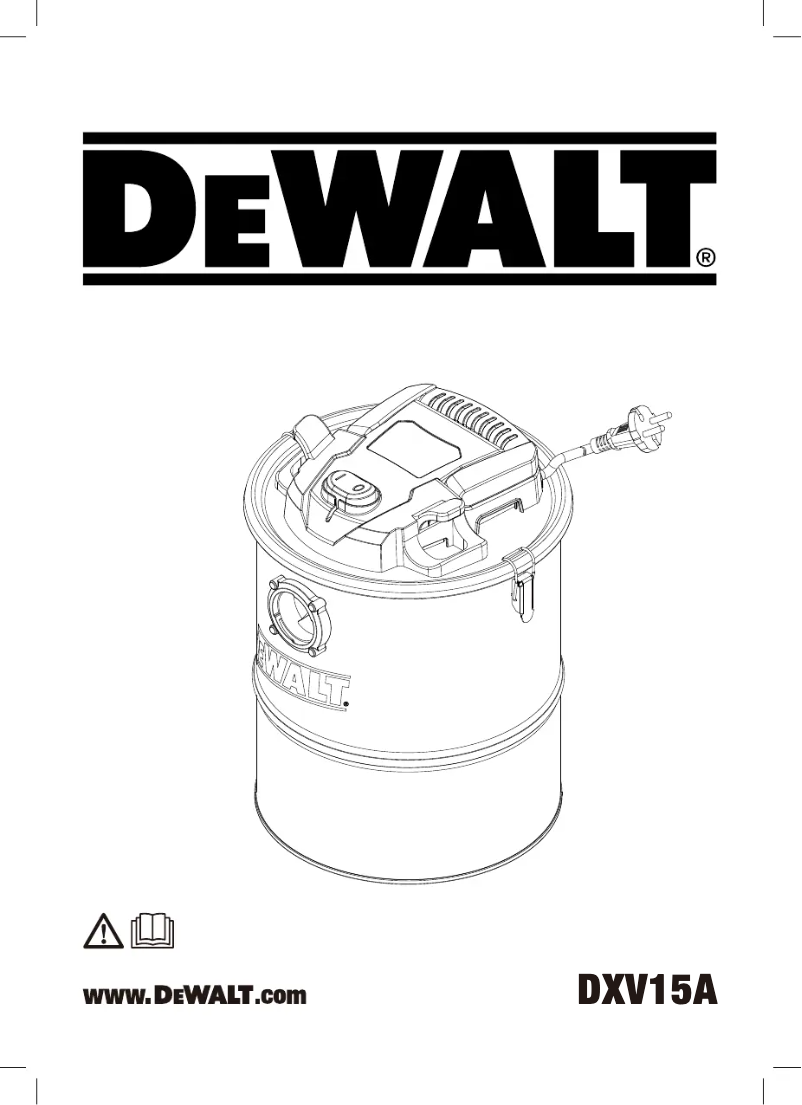 Página 1 del manual Manual de usuario DeWalt DXV15A