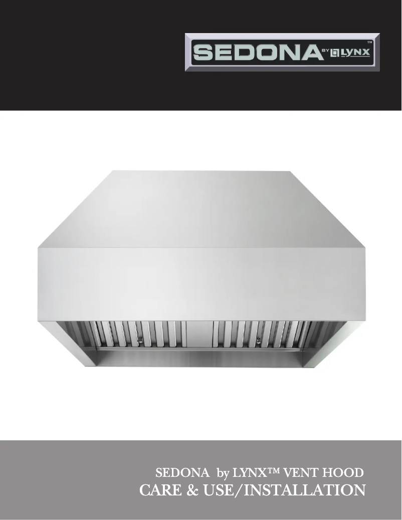 Page n°1 - Manuel utilisateur Sedona SVH48