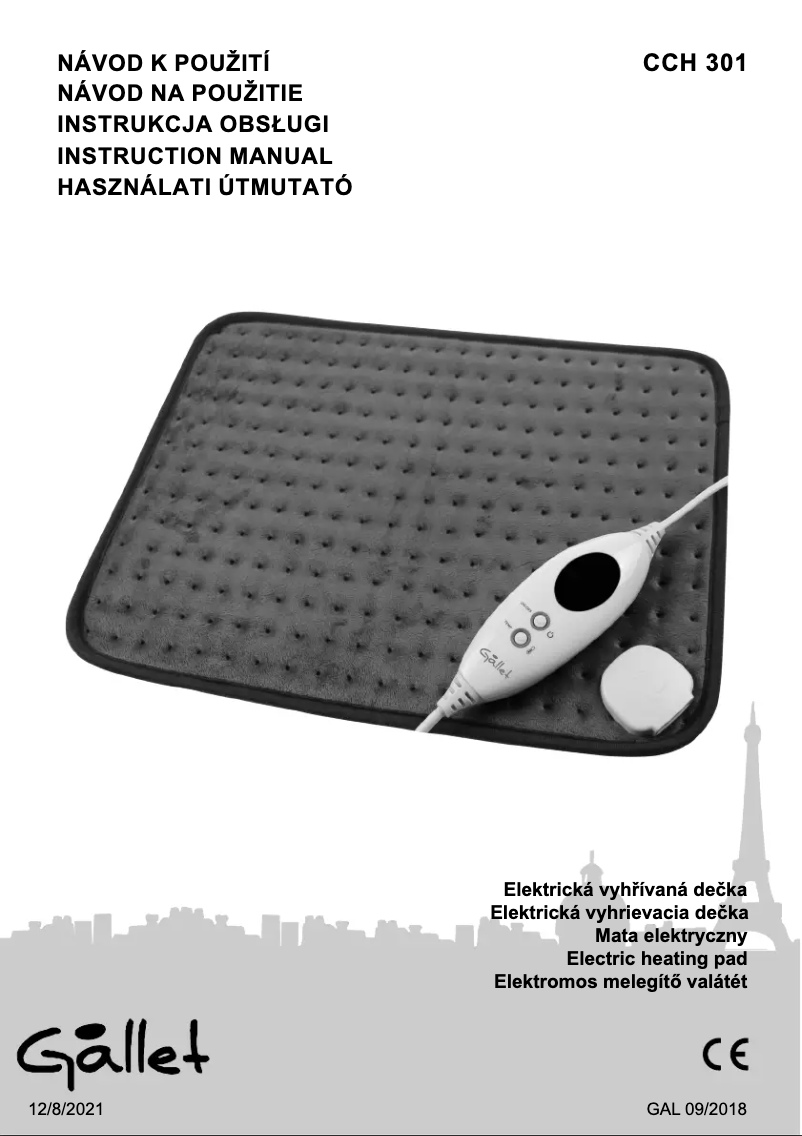 Image de la première page du manuel de l'appareil CCH 301