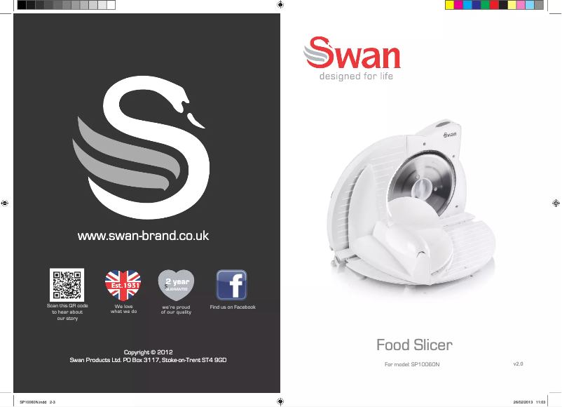 Page 1 de la notice Manuel utilisateur Swan SP10060N