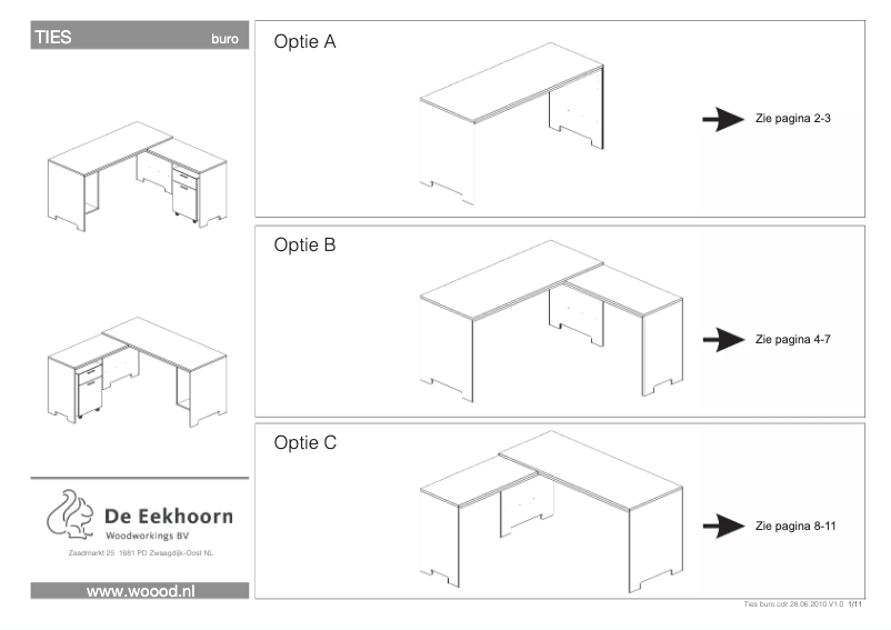 Page n°1 - Manuel utilisateur WOOOD Ties