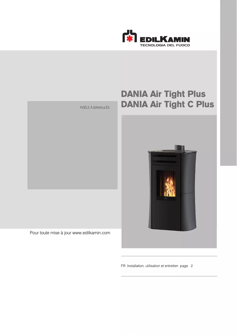 Image de la première page du manuel de l'appareil DANIA Air Tight C Plus