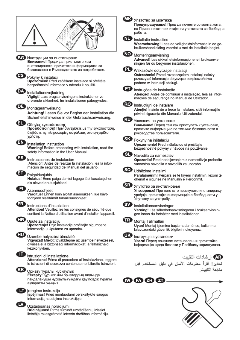 Page 1 de la notice Manuel utilisateur Electrolux EW6F3R41S