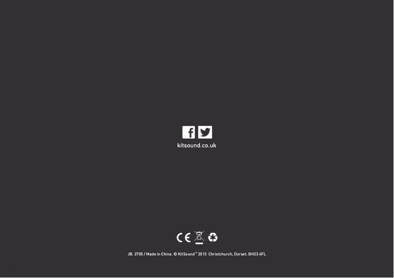 Page 1 de la notice Manuel utilisateur KitSound Ovation