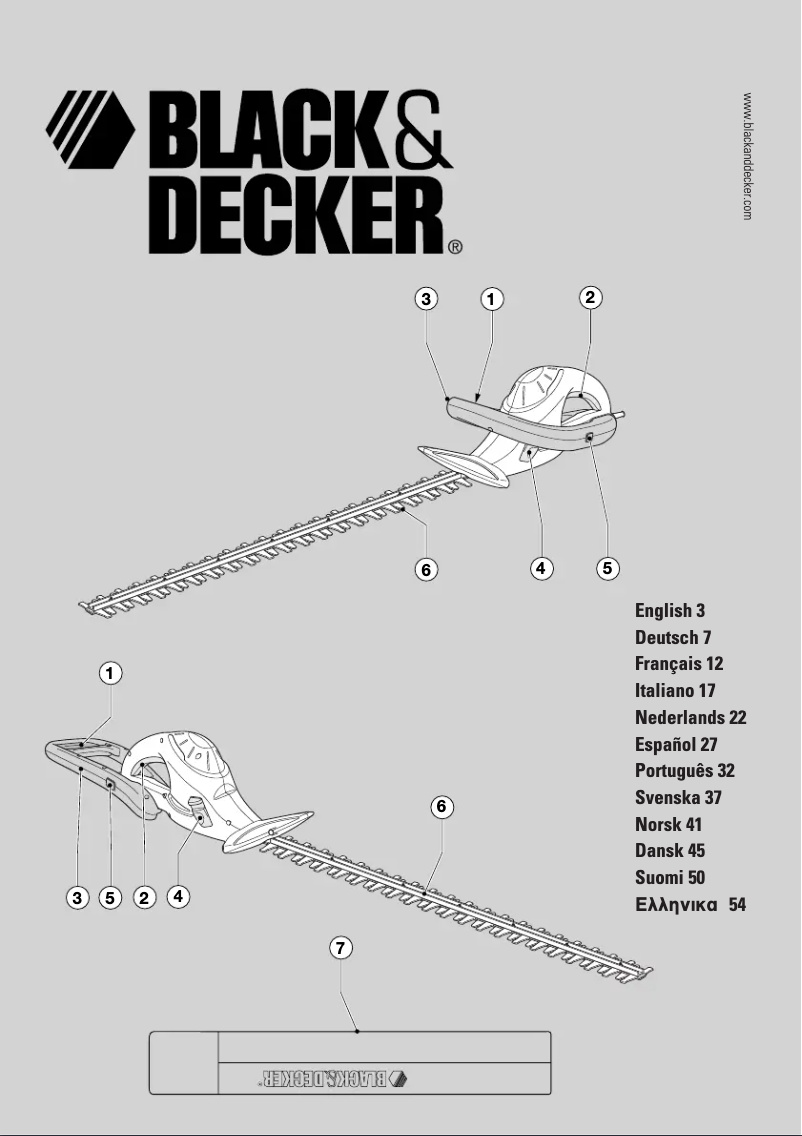 Page 1 de la notice Manuel utilisateur Black & Decker GT545