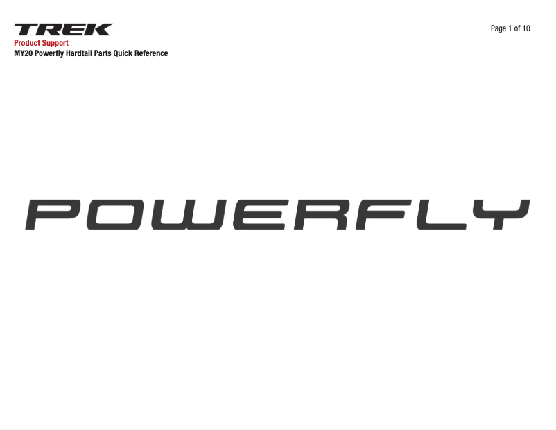 Page n°1 - Manuel utilisateur Trek Powerfly 7 Equipped Gen 3
