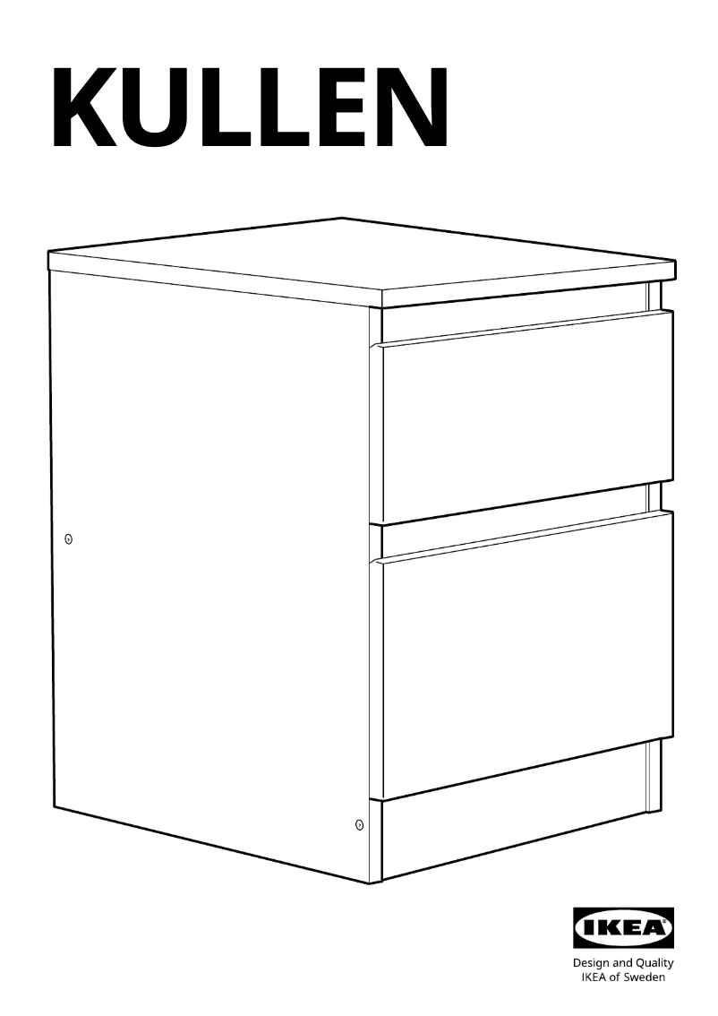 Page 1 de la notice Manuel utilisateur Ikea KULLEN 703.557.28