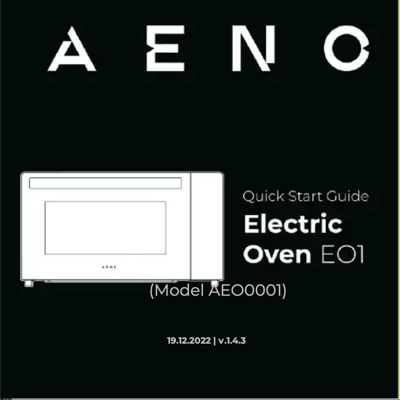 Page 1 de la notice Guide de démarrage rapide AENO EO1