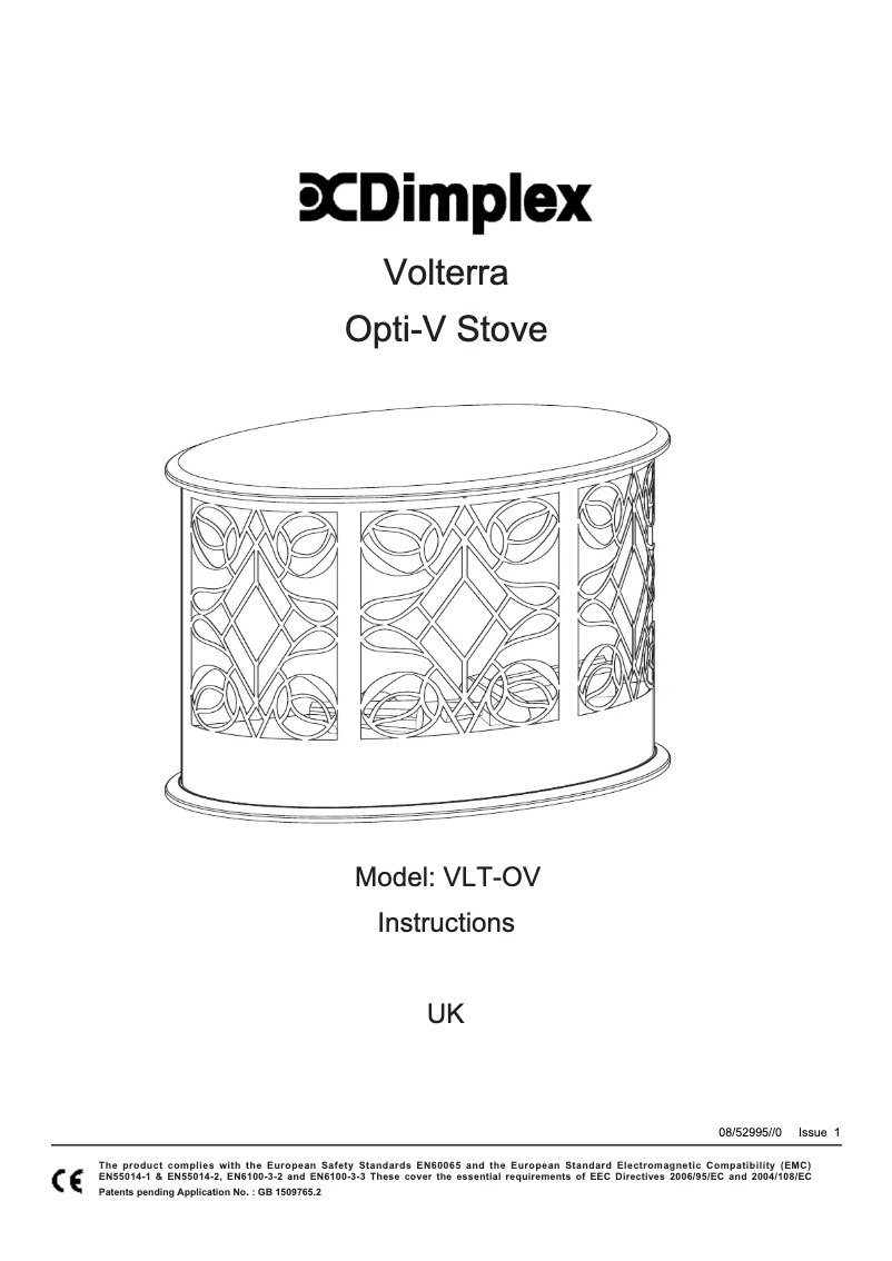 Page n°1 - Manuel utilisateur Dimplex Opti-V VLT-OV