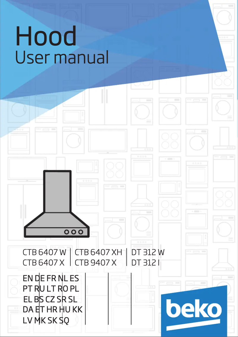 Imagen de la primera página del manual del dispositivo CTB 6407 W