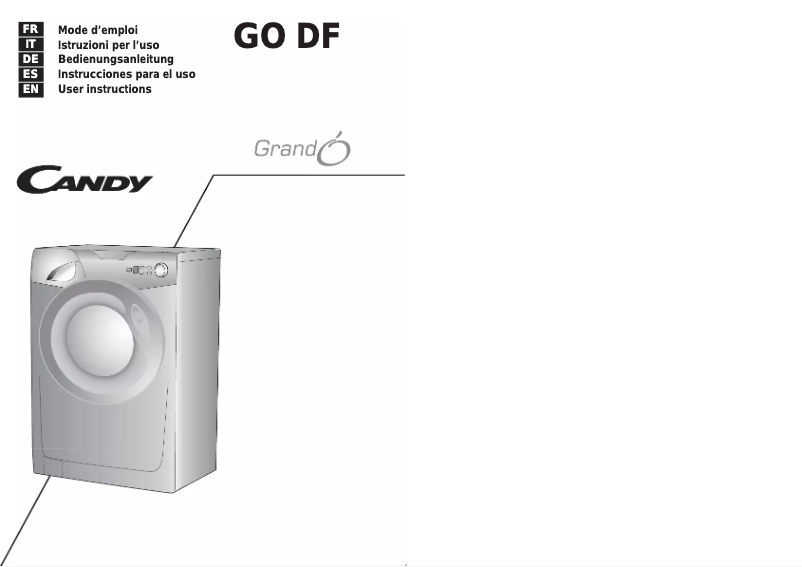Page 1 de la notice Manuel utilisateur Candy GO 147DF-14S
