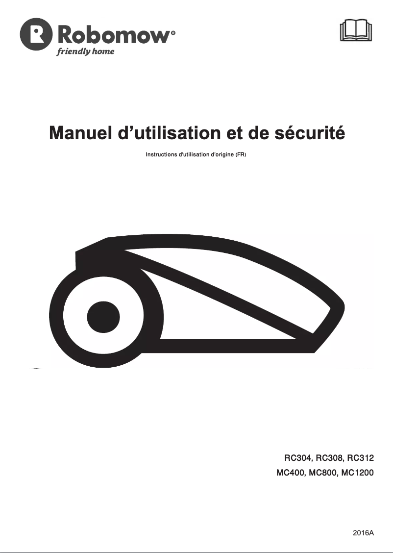 Page n°1 - Manuel utilisateur Robomow MC1200