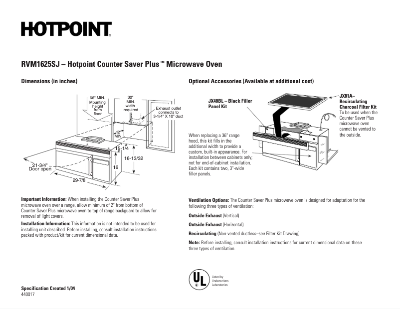 Image de la première page du manuel de l'appareil RVM1625SJ