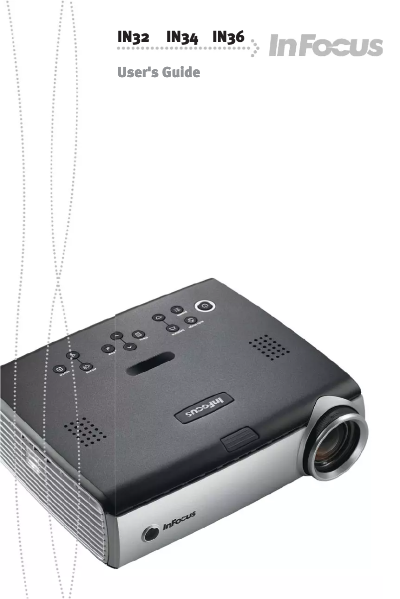 Page 1 de la notice Manuel utilisateur InFocus IN34EP