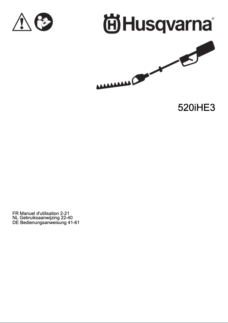 Image de la première page du manuel de l'appareil 520iHE3