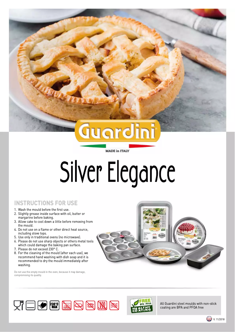 Image de la première page du manuel de l'appareil Silver Elegance