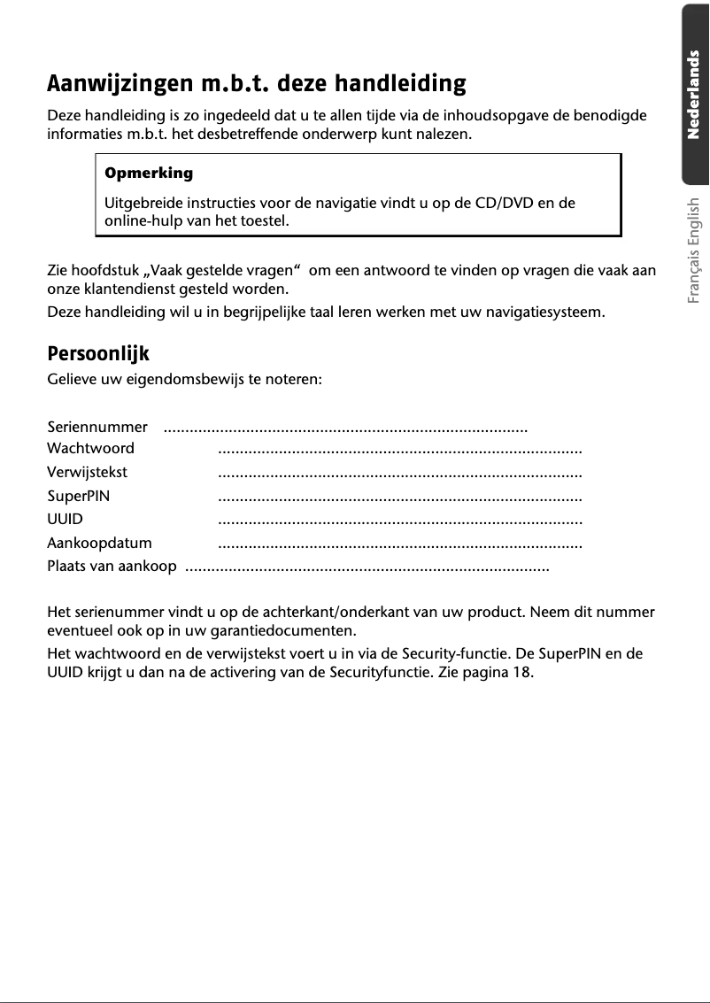 Image de la première page du manuel de l'appareil GoPal P4445 M20 (MD 97166)