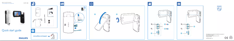 Page 1 de la notice Guide de démarrage rapide Philips CAM300