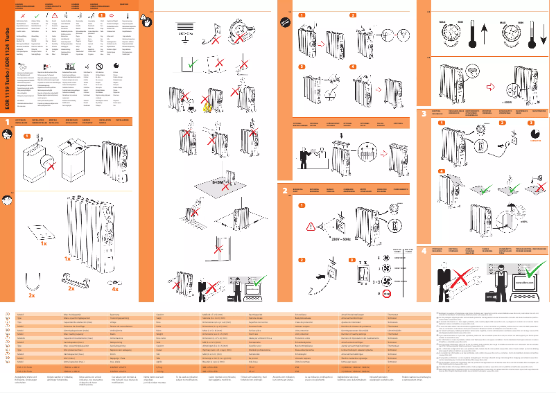 Image de la première page du manuel de l'appareil EOR 1124 Turbo