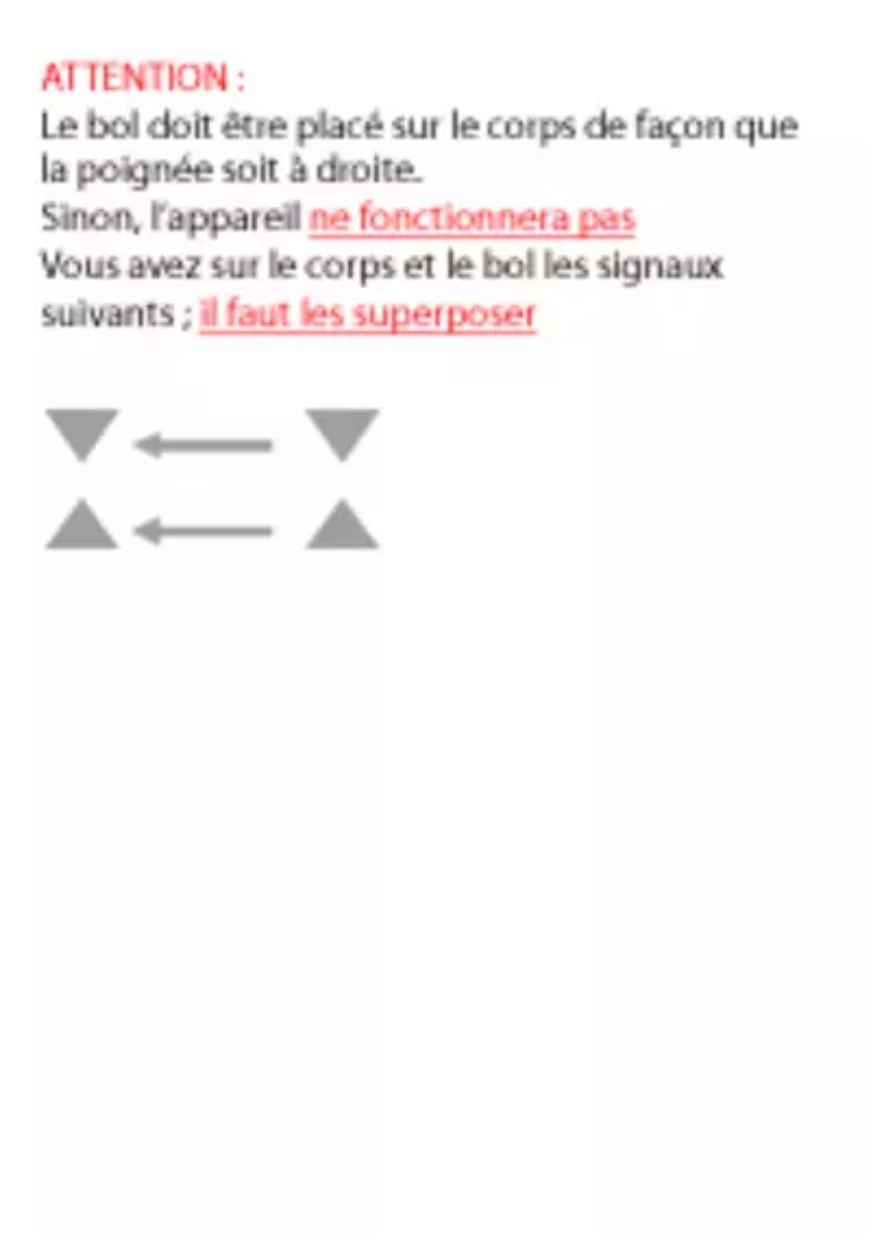 Image de la première page du manuel de l'appareil Cucina