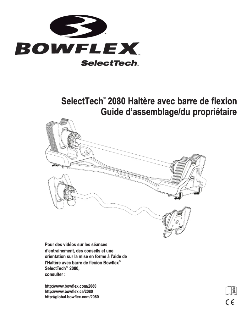 Página 1 del manual Instrucciones / montaje Bowflex SelectTech 2080