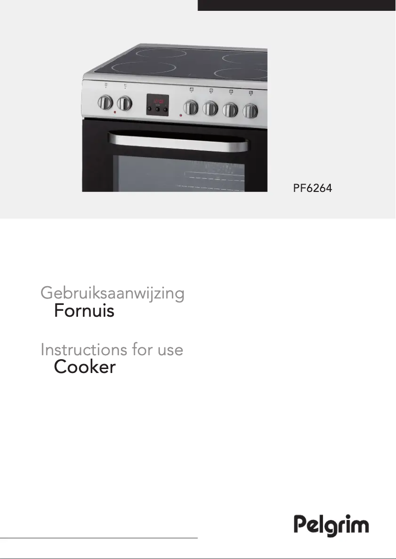 Page 1 de la notice Manuel utilisateur Pelgrim PF6264WIT
