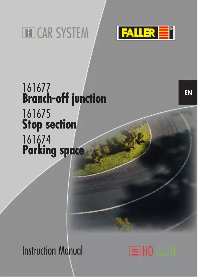 Page 1 de la notice Manuel utilisateur Faller 161677