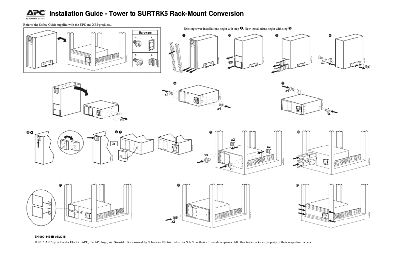 Image de la première page du manuel de l'appareil Smart-UPS RT 19"