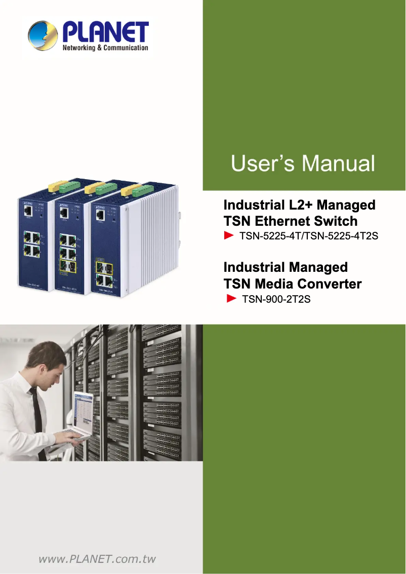 Image de la première page du manuel de l'appareil TSN-5225-4T