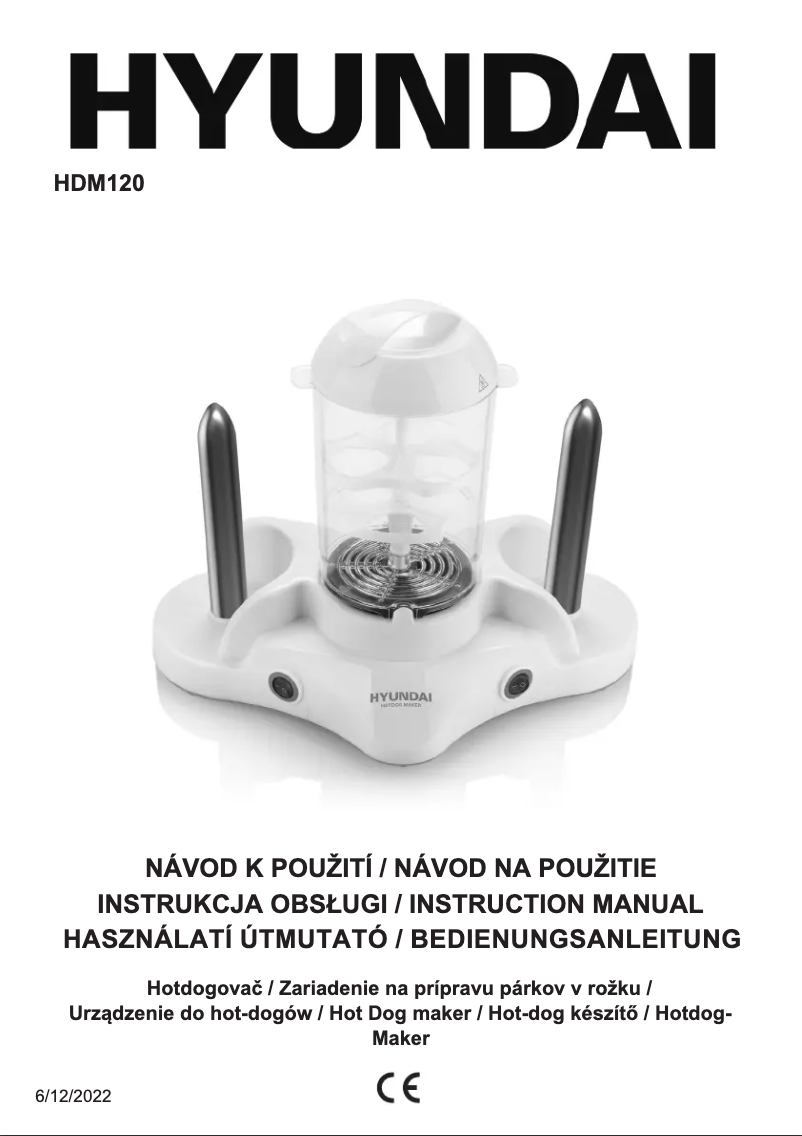 Page 1 of the manual User Manual Hyundai HDM 120