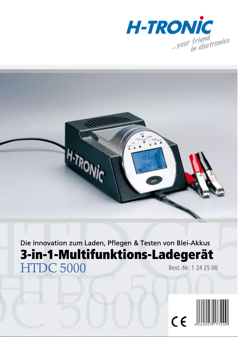 Página 1 del manual Manual de usuario H-Tronic HTDC 5000