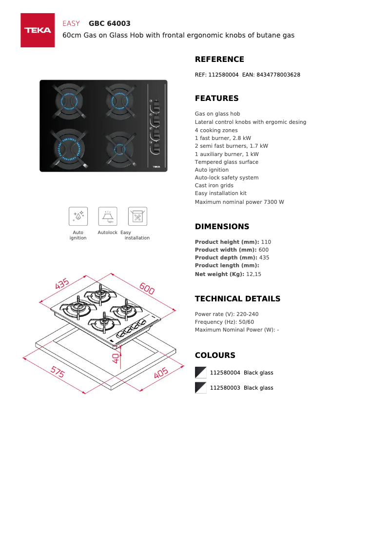 Image de la première page du manuel de l'appareil GBC 64003 KB
