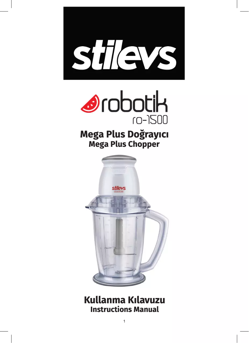 Imagen de la primera página del manual del dispositivo Robotik RO-1500