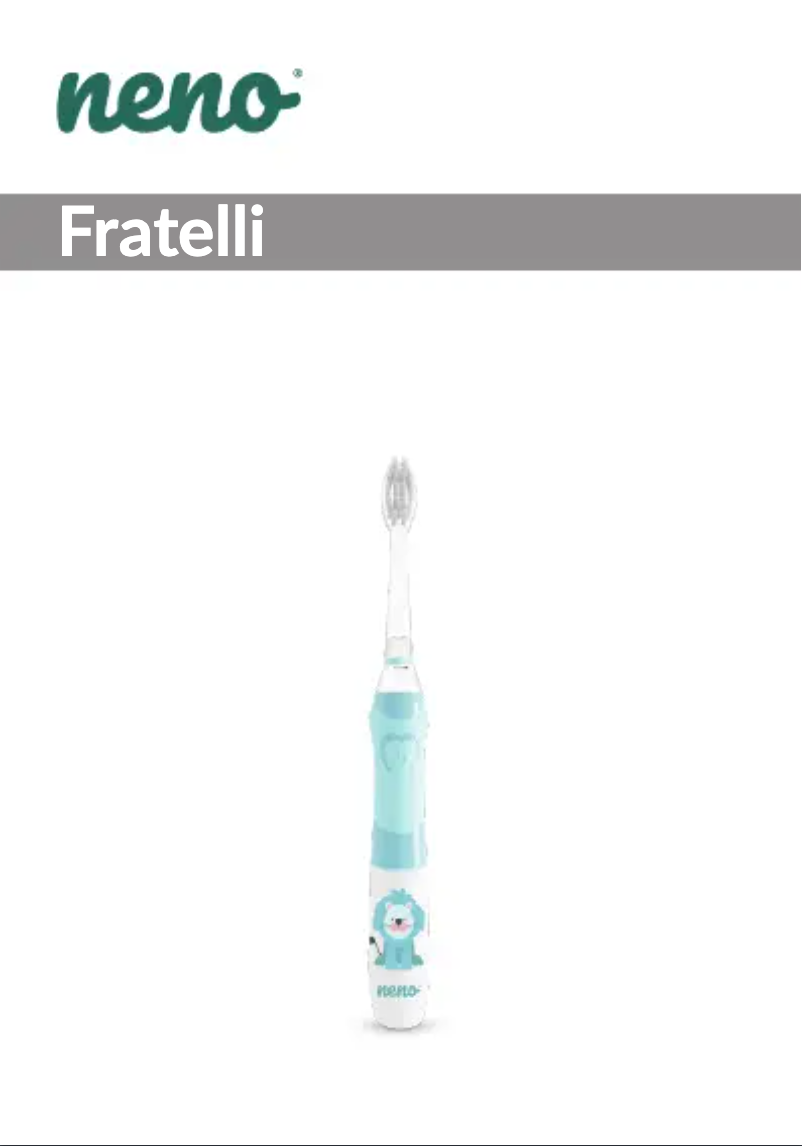 Page 1 de la notice Manuel utilisateur Neno Fratelli
