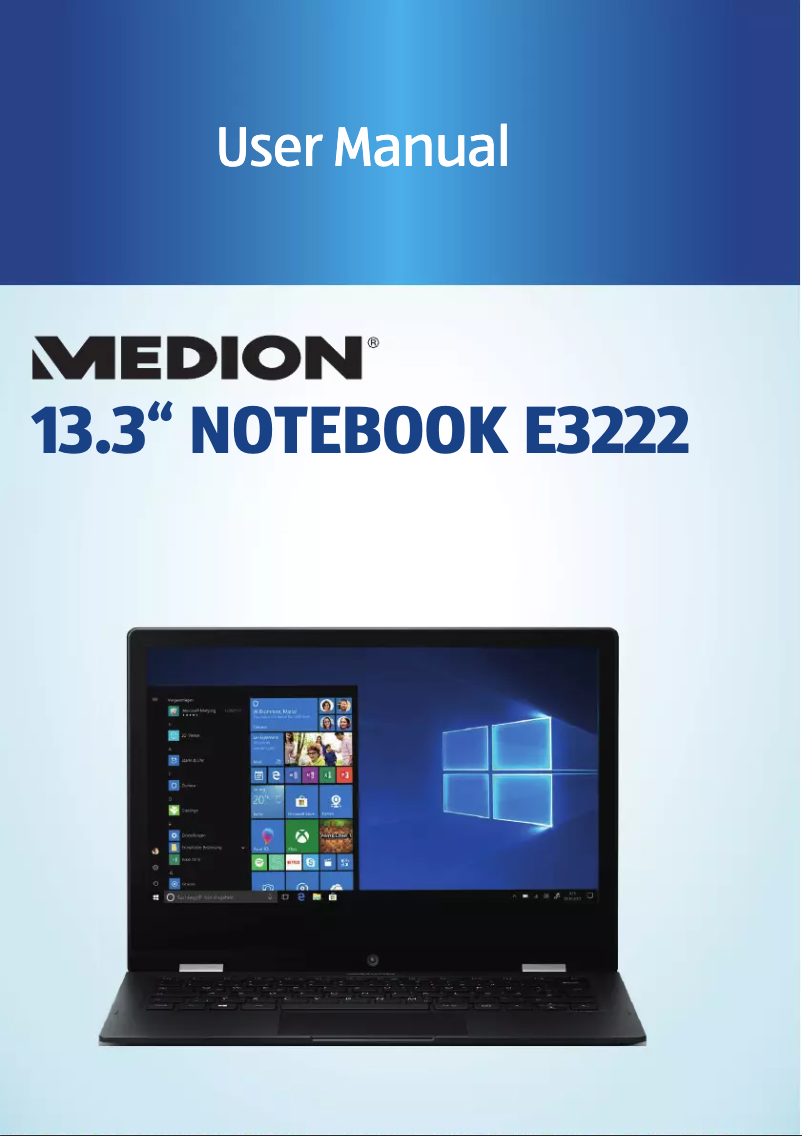Page 1 de la notice Manuel utilisateur Medion AKOYA E3222 (MD 63810)
