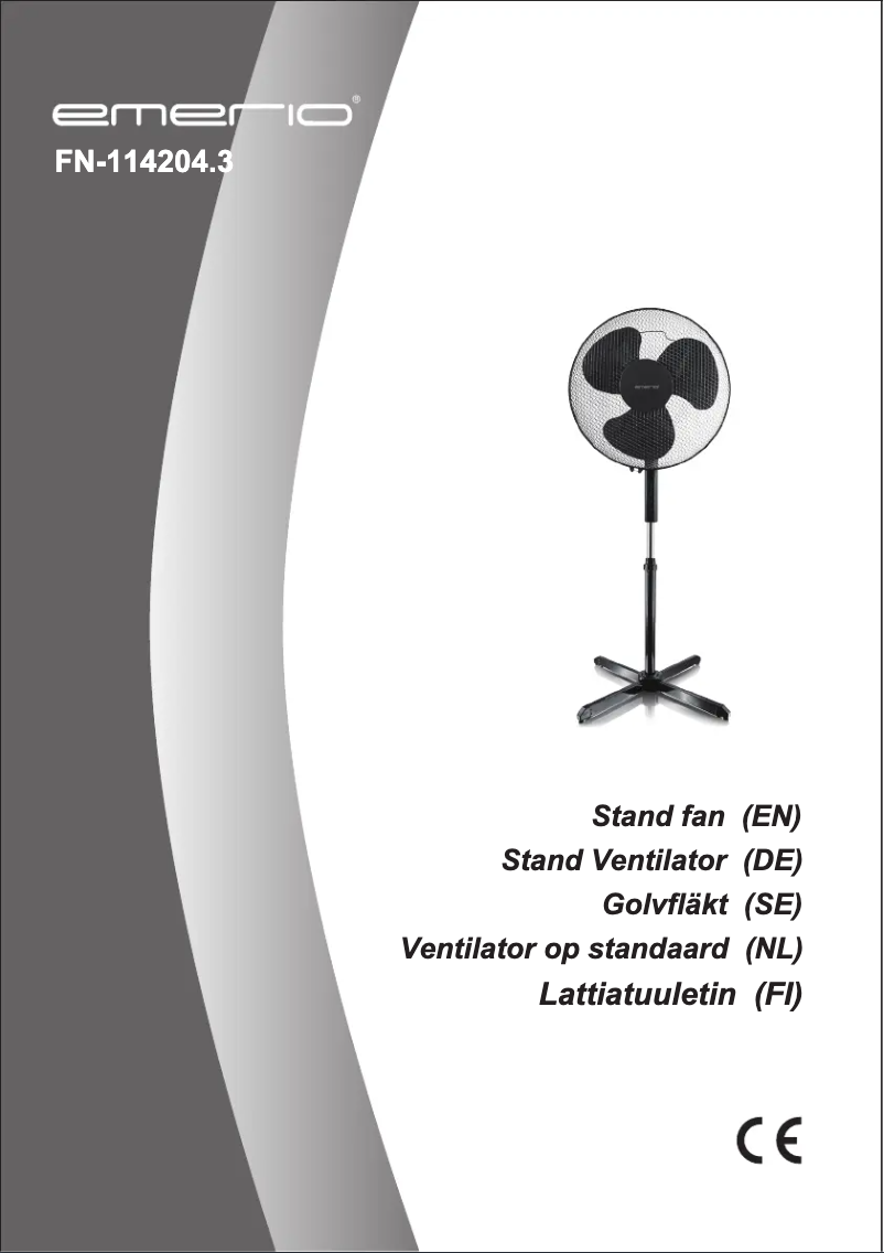 Image de la première page du manuel de l'appareil FN-114204.3