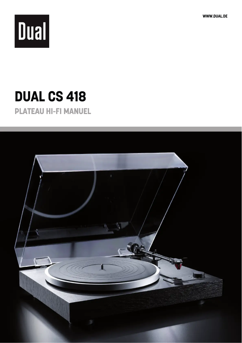 Page n°1 - Brochure Dual CS 418