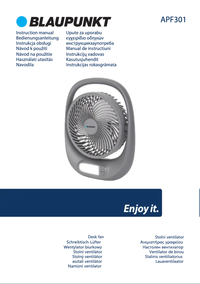 Page 1 de la notice Manuel utilisateur Blaupunkt APF301