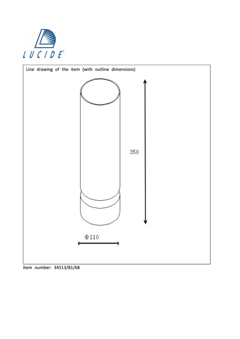 Page n°1 - Manuel utilisateur Lucide Mandy 34513/81/68